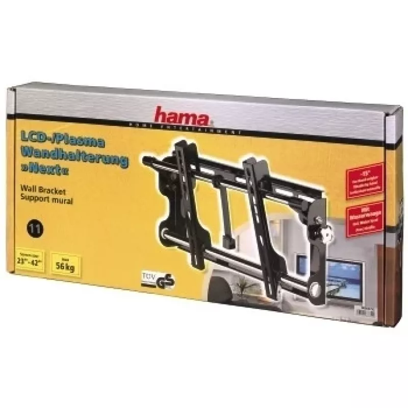 Hama «Next» βάση τοίχου για Plasma/LCD, VESA 400x200 μαύρο