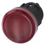 Siemens 3SU1001-6AA20-0AA0 λυχνία συναγερμού κόκκινη