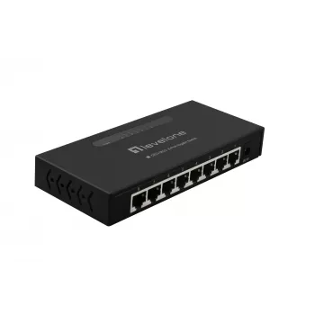 LevelOne switch 8 θυρών Gigabit, unmanaged, Gigabit Ethernet (10/100/1000), δυνατότητα τοποθέτησης σε τοίχο