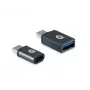 Conceptronic DONN04G Προσαρμογέας USB-C σε USB A/MicroB OTG Συσκευασία 2 τεμ., 10 Gbit/s (C-A), 480 Mbit/s (C-MicroUSB)