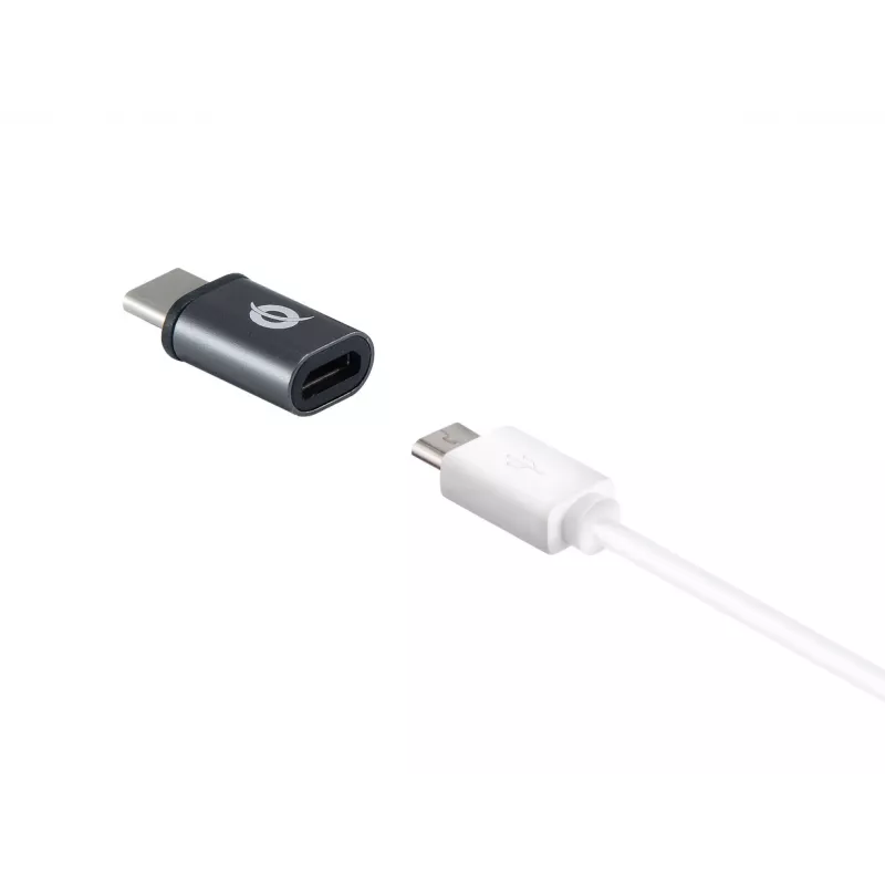 Conceptronic DONN04G Προσαρμογέας USB-C σε USB A/MicroB OTG Συσκευασία 2 τεμ., 10 Gbit/s (C-A), 480 Mbit/s (C-MicroUSB)
