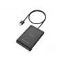 Conceptronic BIAN11B Αναγνώστης Καρτών Smart-ID Διπλής Διεπαφής, USB 2.0, Near Field Communication (NFC), 1 m, Μαύρο, 100 g