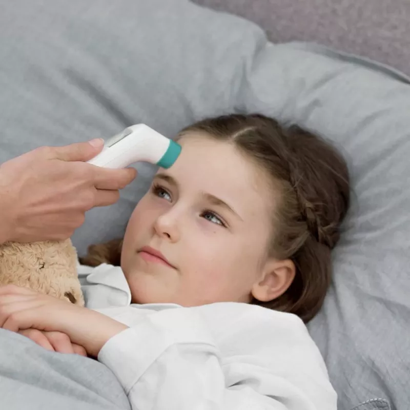 Braun BST200WE Θερμόμετρο Απομακρυσμένης Μέτρησης Λευκό Μέτωπο Κουμπιά