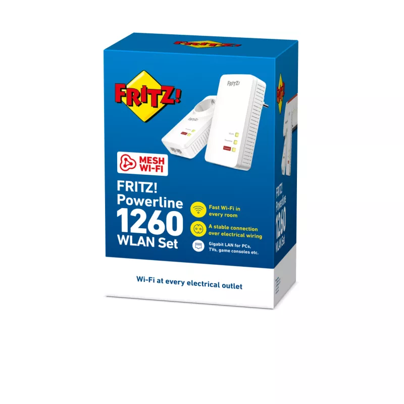 Powerline FRITZ 1260 WLAN Σετ International