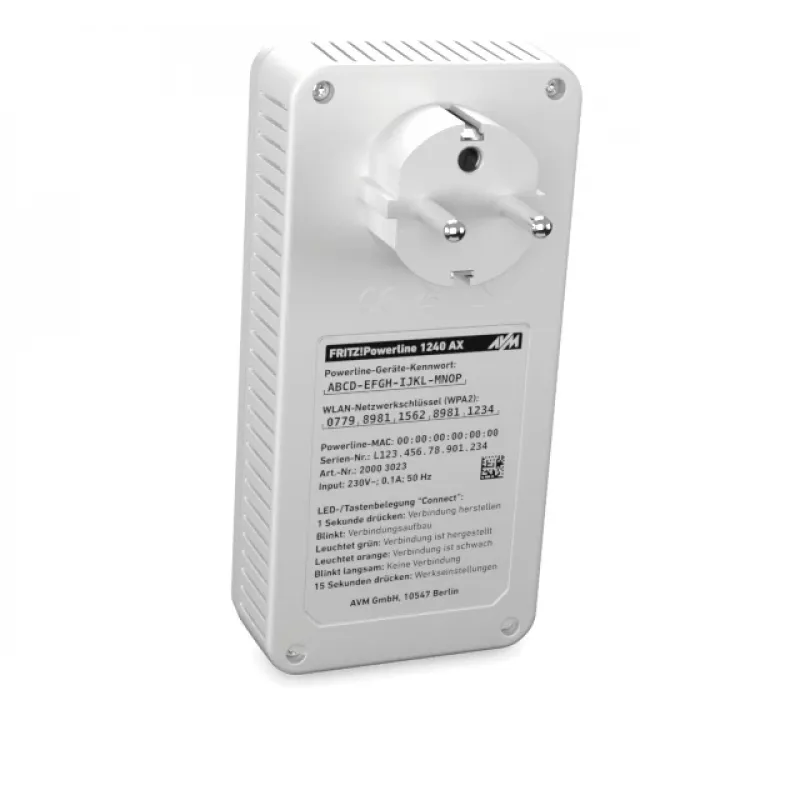 Powerline 1240 AX WLAN Σετ 1200 Mbit/s Ethernet LAN Wi-Fi Λευκό 2 τεμ.