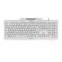 CHERRY KC 1000 SC Πληκτρολόγιο ενσύρματο USB AZERTY Βελγικό Λευκό