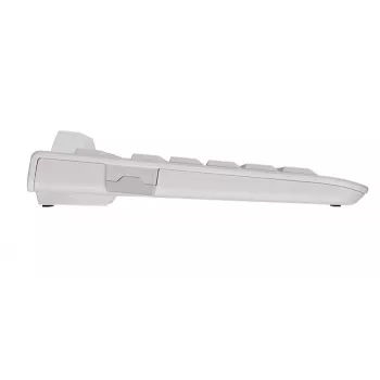 CHERRY KC 1000 SC Πληκτρολόγιο ενσύρματο USB AZERTY Βελγικό Λευκό
