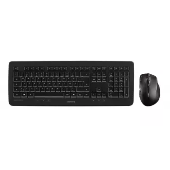 CHERRY DW 5100 Πληκτρολόγιο και ποντίκι Universal RF Wireless AZERTY Βελγικό Μαύρο