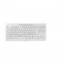 Cherry STREAM TKL Ενσύρματο Πληκτρολόγιο USB QWERTZ Ελβετικό Layout Λευκό, διακόπτες ψαλιδιού, 94 πλήκτρα, καλώδιο 1,8 m