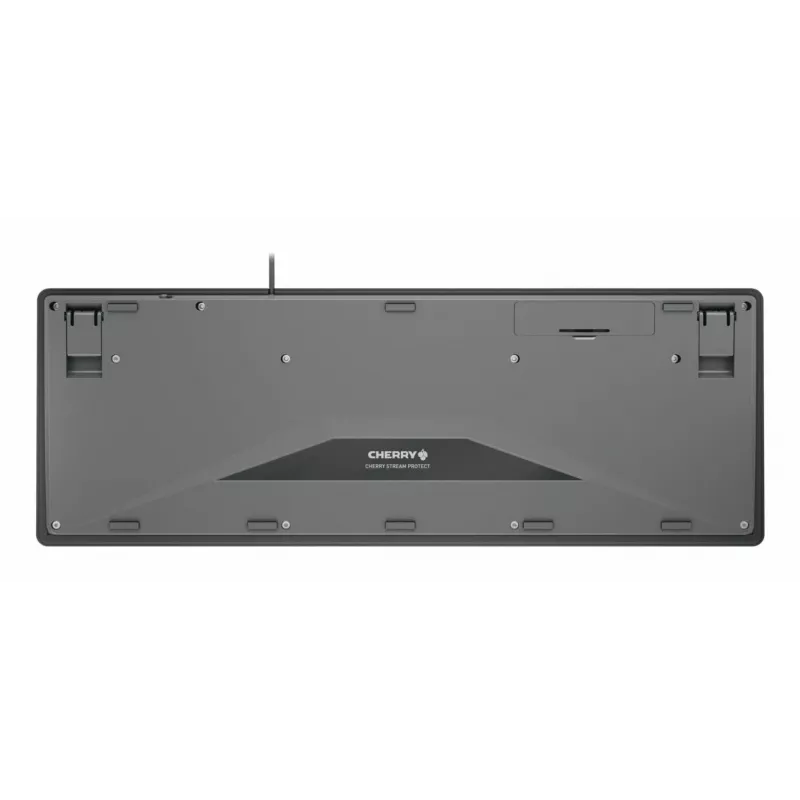 Contour Design STREAM PROTECT, Full-size (100%), Καλώδιο, USB, διακόπτες ψαλιδιού, QWERTY, Μαύρο