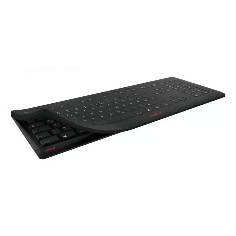 Contour Design STREAM PROTECT WIRELESS, Full-size (100%), Ασύρματο, RF Wireless, διακόπτης ψαλιδιού, QWERTY, Μαύρο