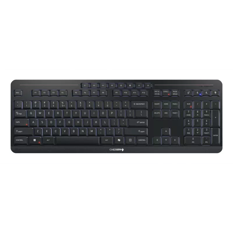 CHERRY Stream desktop ultimate Πληκτρολόγιο και ποντίκι Home/Office USB + RF Wireless + Bluetooth QWERTY Αγγλικό Μαύρο