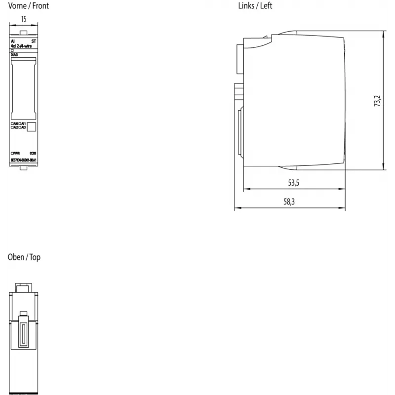 Siemens 6ES7134-6GD01-0BA1 ψηφιακή/αναλογική μονάδα εισόδων/εξόδων αναλογική