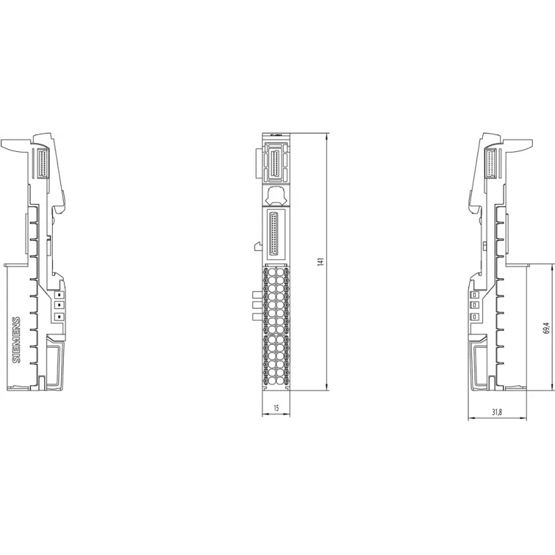 Siemens 6ES7193-6BP40-0DA1 ηλεκτρικοί ακροδέκτες