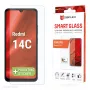 Displex Smart Glass (9H) για Xiaomi Redmi 14C, αυτοκόλλητο τοποθέτησης, άθραυστο