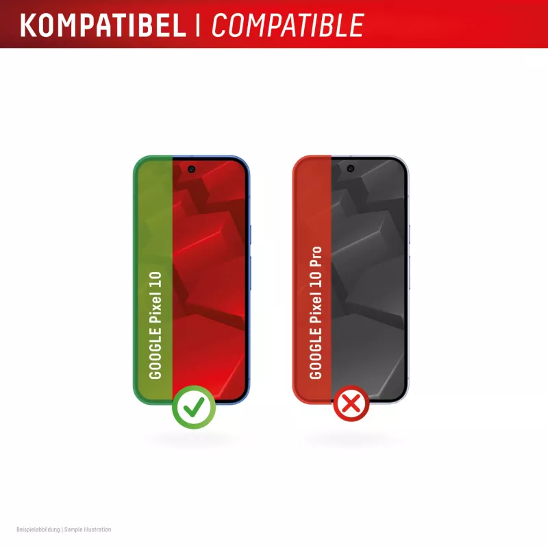 Tempered Glass Screen Protector με θήκη για Google Pixel 10 από e.v.i. (DISPLEX Real Glass + Case)