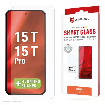 Tempered Smart Glass προστασία οθόνης e.v.i. για Xiaomi 15T / 15T Pro (9H), αυτοκόλλητο τοποθέτησης, διαφανές