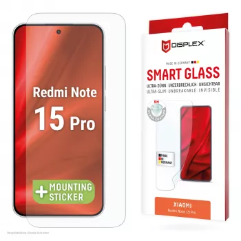 Tempered Smart Glass προστασία οθόνης e.v.i. για Xiaomi Redmi Note 15 Pro (9H), αυτοκόλλητο τοποθέτησης, διαφανές, 1 τεμ.