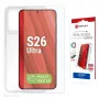 Displex μεμβράνη προστασίας οθόνης + θήκη για Samsung S26 Ultra, ανθεκτική στις γρατσουνιές