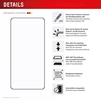 Displex Premium προστασία οθόνης (πλήρης κάλυψη, 10H) για Samsung S26+, πλήρης κάλυψη