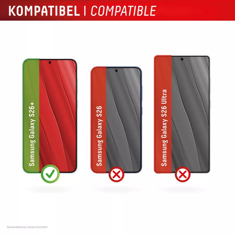 Displex Premium προστασία οθόνης (πλήρης κάλυψη, 10H) για Samsung S26+, πλήρης κάλυψη