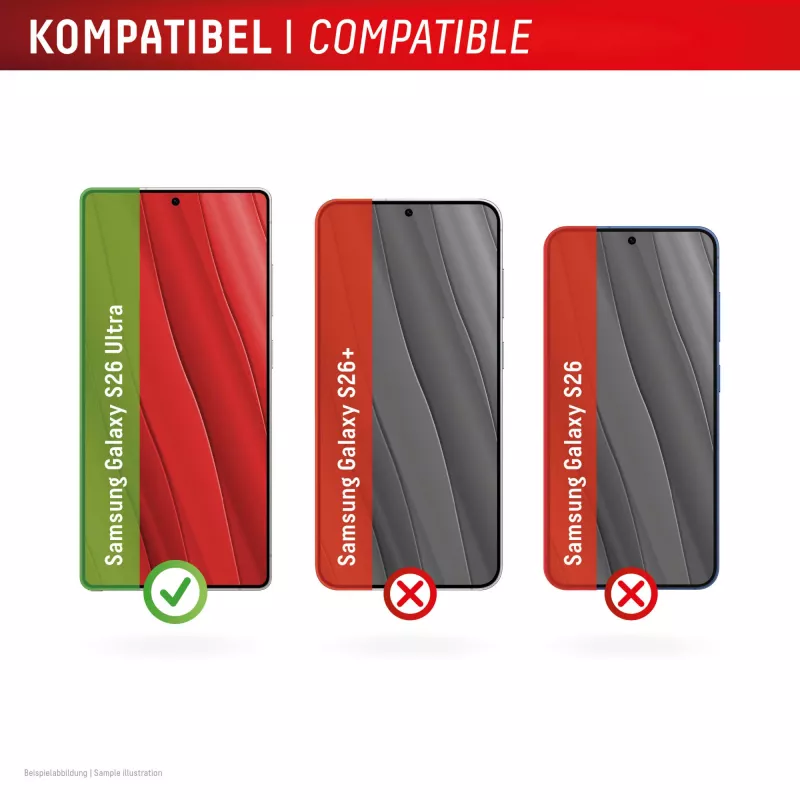 Displex Premium προστασία οθόνης (πλήρης κάλυψη, 10H) για Samsung S26 Ultra, πλήρης κάλυψη