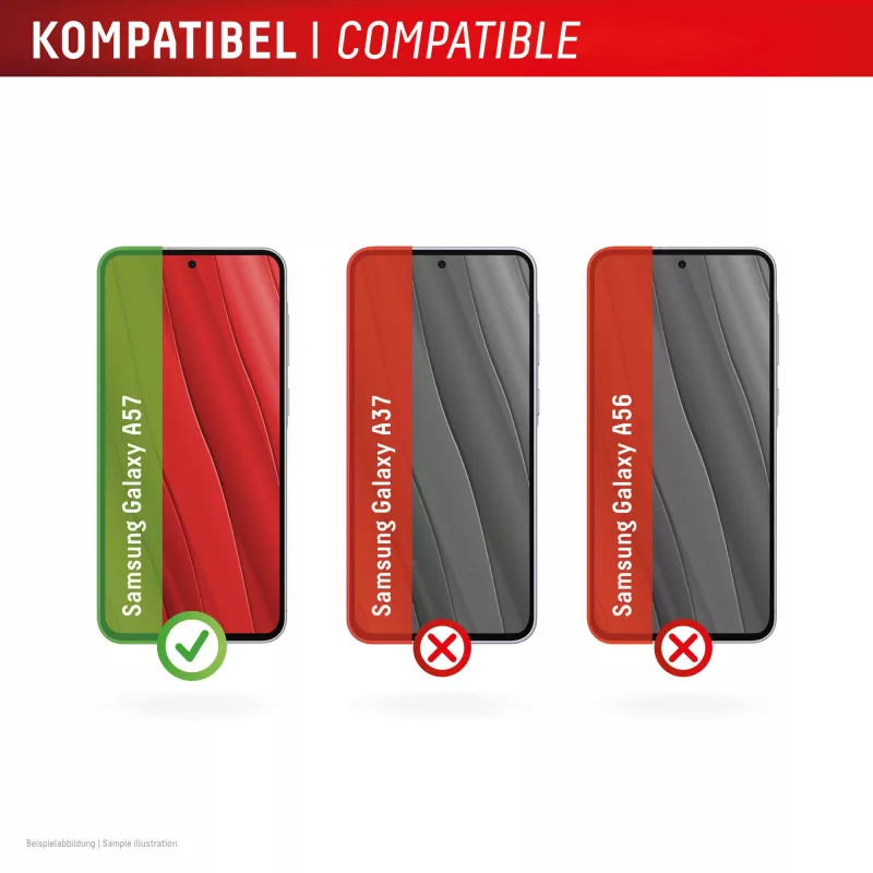 Displex Premium μεμβράνη προστασίας οθόνης (πλήρης κάλυψη, 10H) για Samsung A57, πλήρης κάλυψη