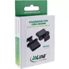 Καπάκι προστασίας από σκόνη για υποδοχή USB-C InLine 59948M μαύρο 50 τεμ.