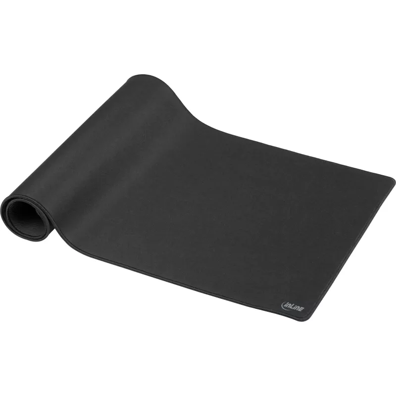 Επιφάνεια γραφείου InLine mousepad XL, υφασμάτινη επιφάνεια, μαύρο, 900×400×2 mm