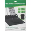 Mousepad InLine 55261 — πολυλειτουργικό λαστιχένιο υπόστρωμα με θήκη smartphone και στυλό, 250×? mm, μαύρο