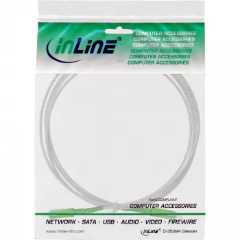 InLine καλώδιο οπτικών ινών simplex FTTH SC/APC 8° σε SC/APC 8° 9/125µm OS2 5 m