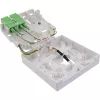 InLine πρίζα σύνδεσης FTTH προκατασκευασμένη 4x LC/APC 9/125µm 40m