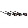 Hama 1,5m 2 x RCA M/F Καλώδιο ήχου μαύρο