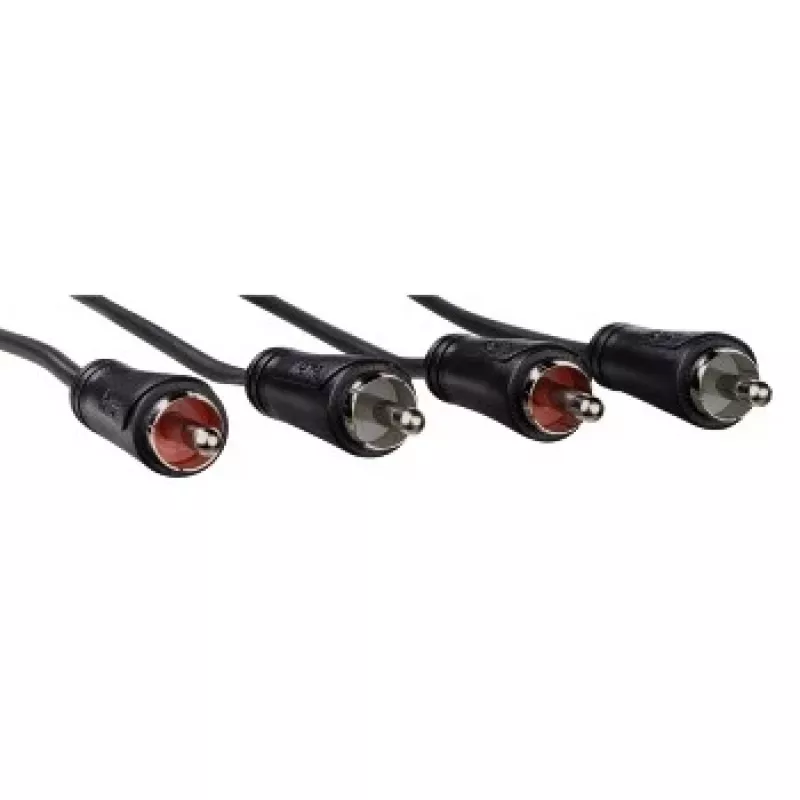 Hama Cinch Stereo Καλώδιο ήχου 1,5 m 2 x Cinch μαύρο