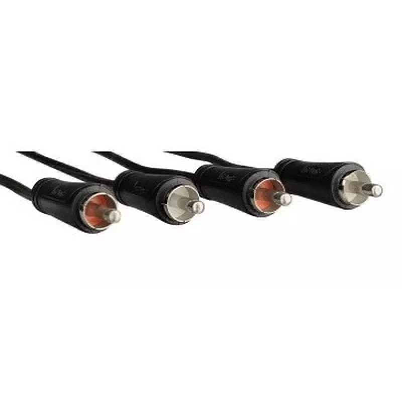 Hama 00122329 Καλώδιο ήχου 2,5 m 2 x Cinch μαύρο