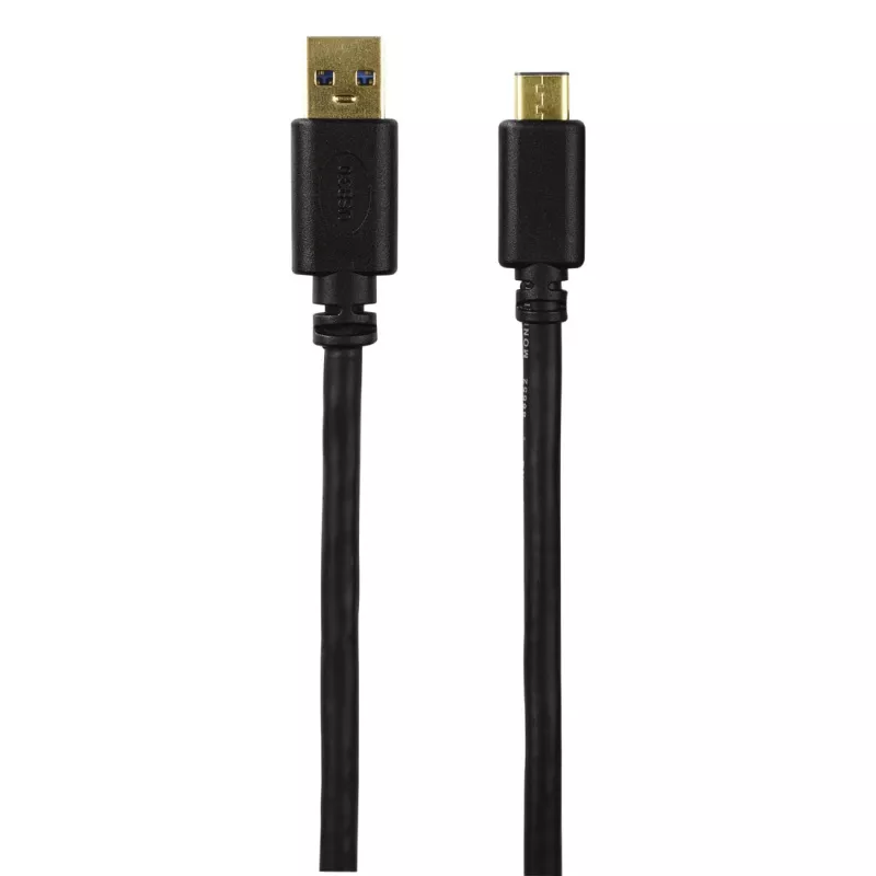 Hama USB-C/USB A, 1,8 m Καλώδιο USB USB 3.2 Gen 2 (3.1 Gen 2) USB C μαύρο