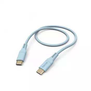 Hama Εύκαμπτο καλώδιο USB USB 2.0 1,5 m USB C μπλε