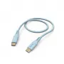 Hama Εύκαμπτο καλώδιο USB USB 2.0 1,5 m USB C μπλε