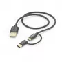 Hama 00201533 Καλώδιο USB USB 2.0 1 m USB A Micro-USB B μαύρο