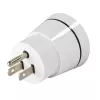 Hama 00223432 Ταξιδιωτικός αντάπτορας Type B Type C (ευρωπαϊκό βύσμα)+Type F λευκό