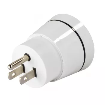 Hama 00223432 Ταξιδιωτικός αντάπτορας Type B Type C (ευρωπαϊκό βύσμα)+Type F λευκό