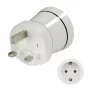 Hama 00223433 Ταξιδιωτικός αντάπτορας Type G (UK) Type C (ευρωπαϊκό βύσμα)+Type F λευκό