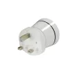 Hama 00223433 Ταξιδιωτικός αντάπτορας Type G (UK) Type C (ευρωπαϊκό βύσμα)+Type F λευκό