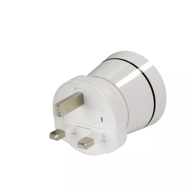 Hama 00223433 Ταξιδιωτικός αντάπτορας Type G (UK) Type C (ευρωπαϊκό βύσμα)+Type F λευκό