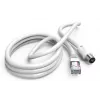 Hama 00205032 Ομοαξονικό καλώδιο 2,5 m RJ-45 λευκό