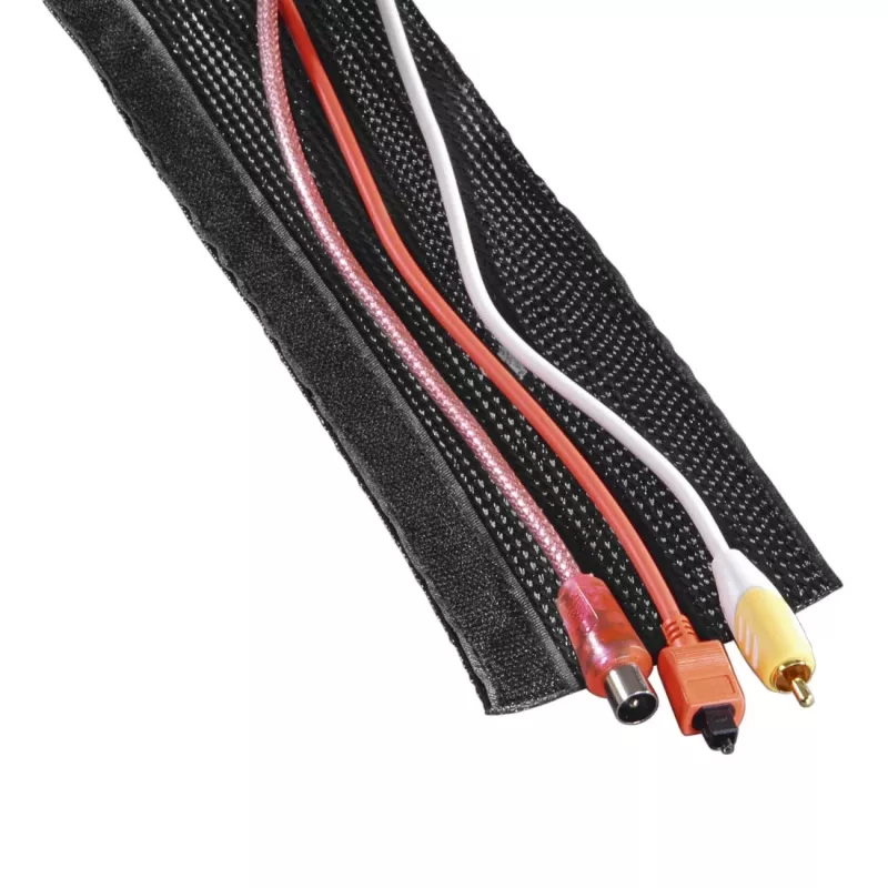 Hama 00220995 Οργανωτής καλωδίων Universal προστατευτικό καλωδίων μαύρο 1 τεμ.