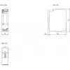 Siemens SIMATIC ET 200SP μονάδα ρελέ NO, 4 x 120 V DC, 6ES7132-6HD01-0BB1