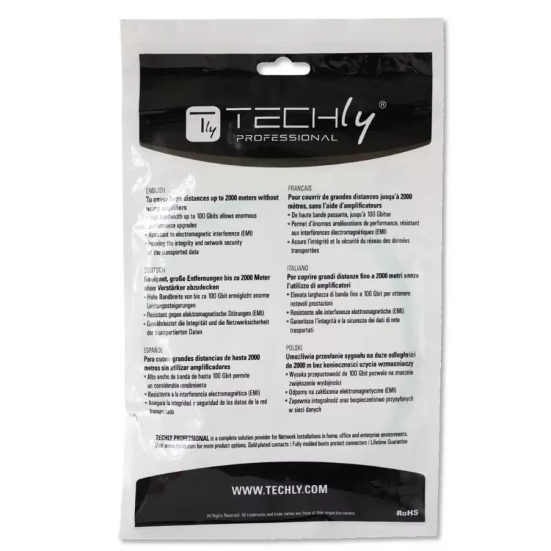 Techly SC/LC πολύτροπο 50/125 OM2 5m καλώδιο οπτικών ινών ILWL D5-SCLC-050