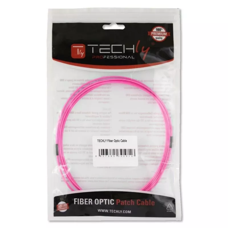 Techly SC/LC πολύτροπο 50/125 OM4 15m καλώδιο οπτικών ινών ILWL D5-SCLC-150/OM4