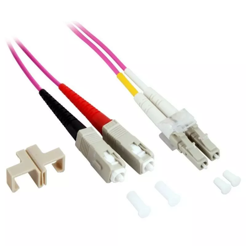 Techly SC/LC πολύτροπο 50/125 OM4 15m καλώδιο οπτικών ινών ILWL D5-SCLC-150/OM4